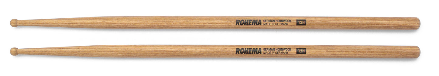 Rohema Drumsticks Rounded Tip | 12H