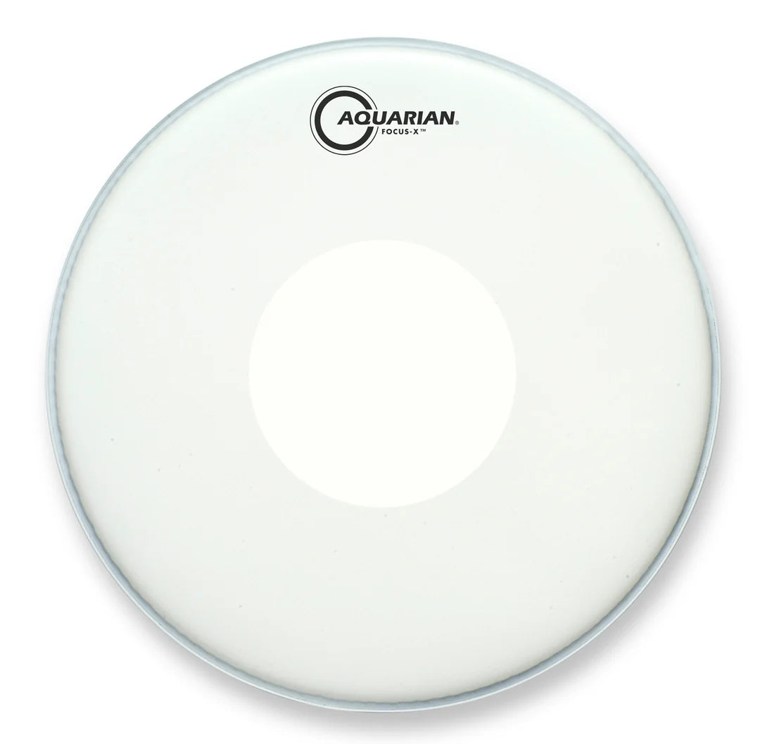 AQUARIAN FOCUS-X TEXTURE COATED WITH POWER DOT DRUMHEADS