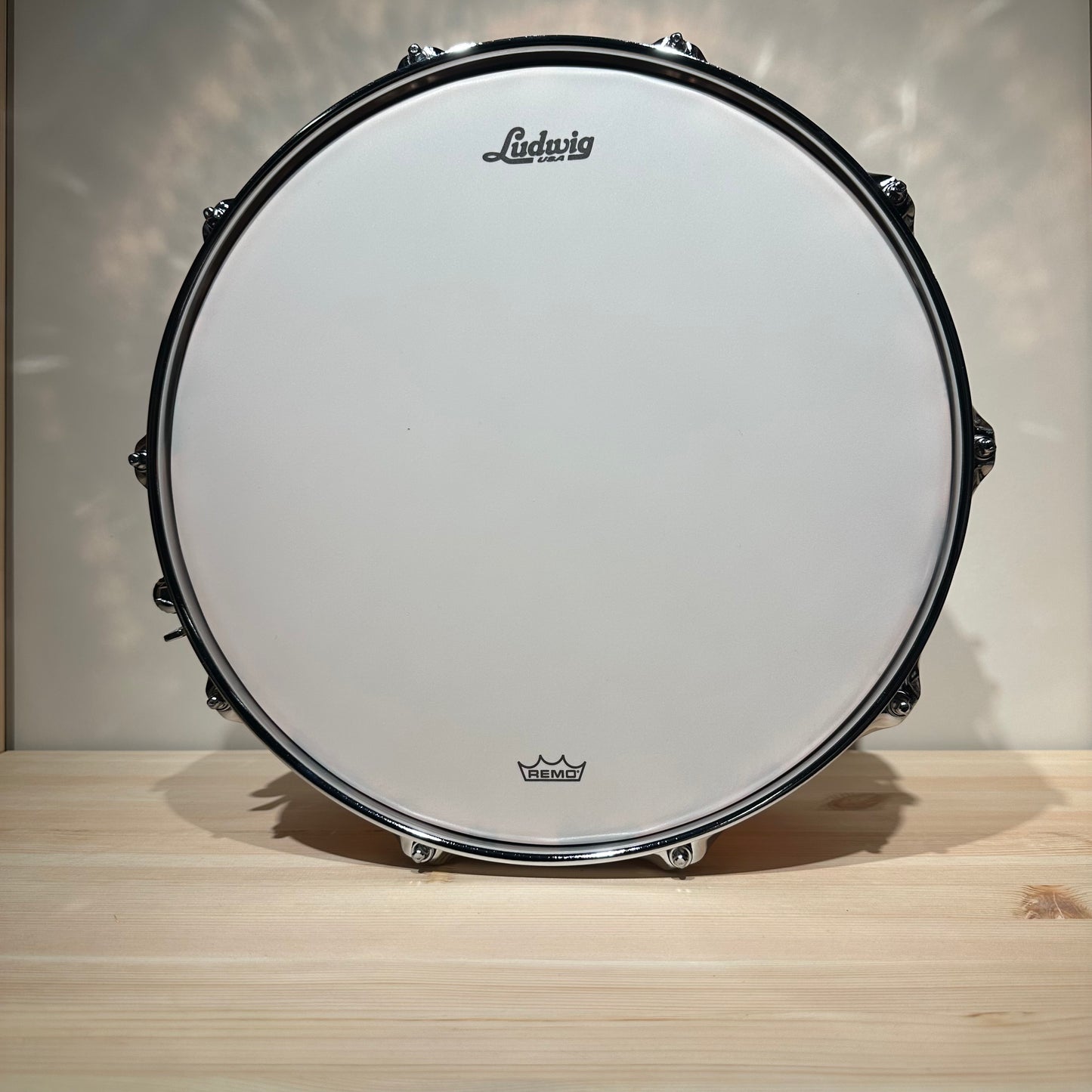 Ludwig LC662K 6.5x14inch Copperphonic Snare Drum, Hammered Shell, Iugs