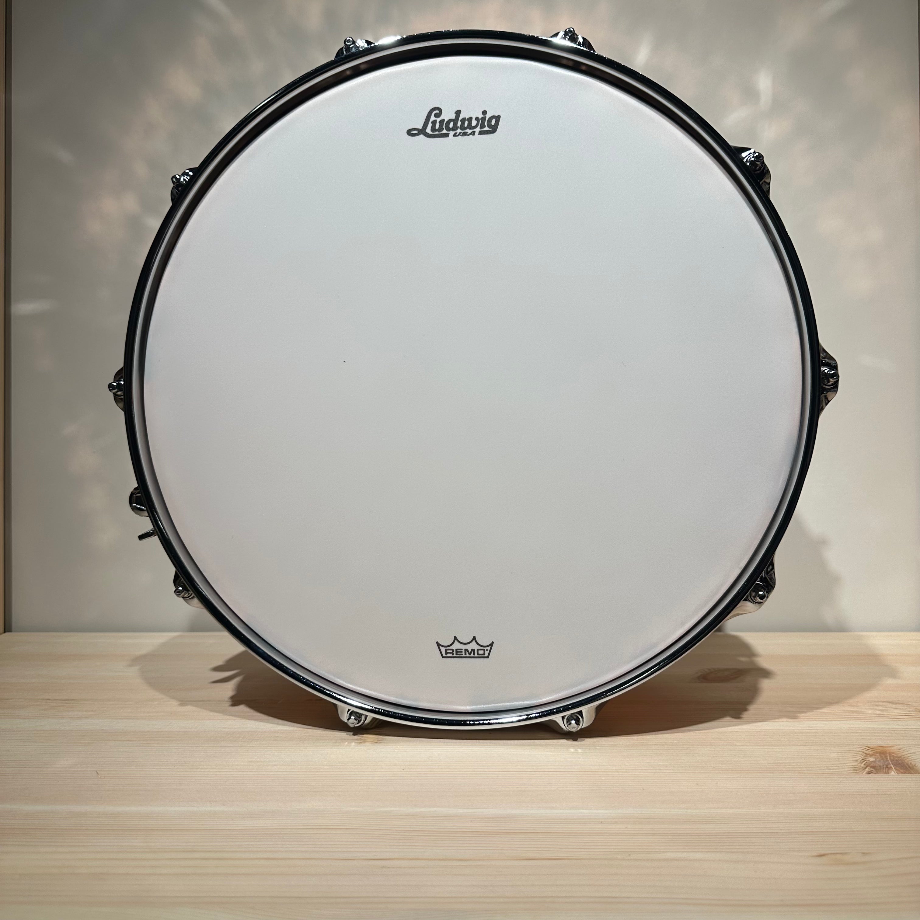 Ludwig LC662K 6.5x14inch Copperphonic Snare Drum, Hammered Shell, Iugs