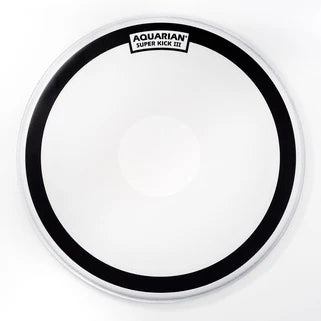 AQUARIAN SUPER KICK III TEXTURE COATED WITH POWER DOT-WHITE DRUMHEADS