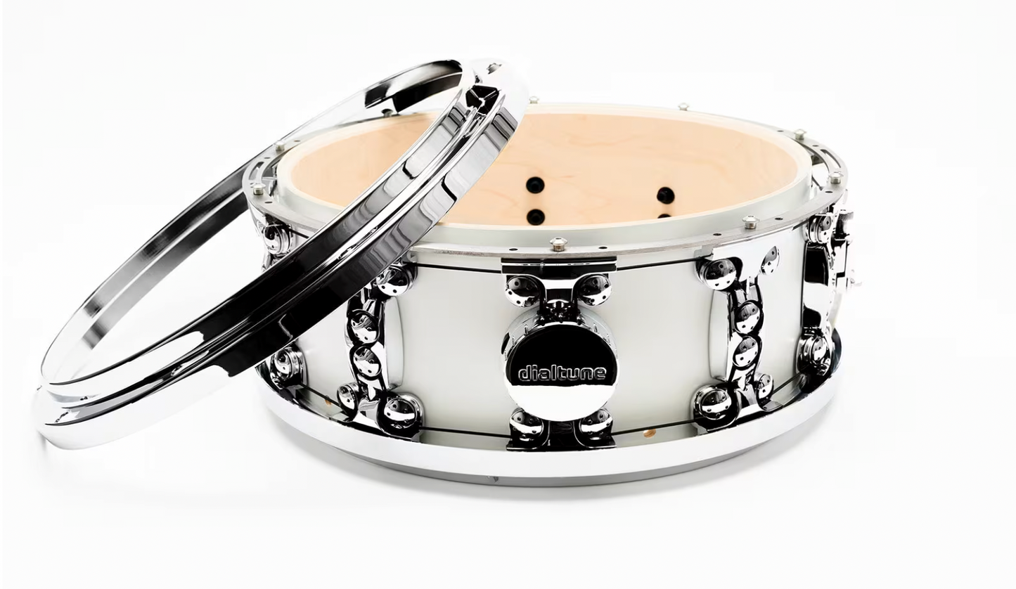 Dialtune Drums - DT201 - Maple Matt White