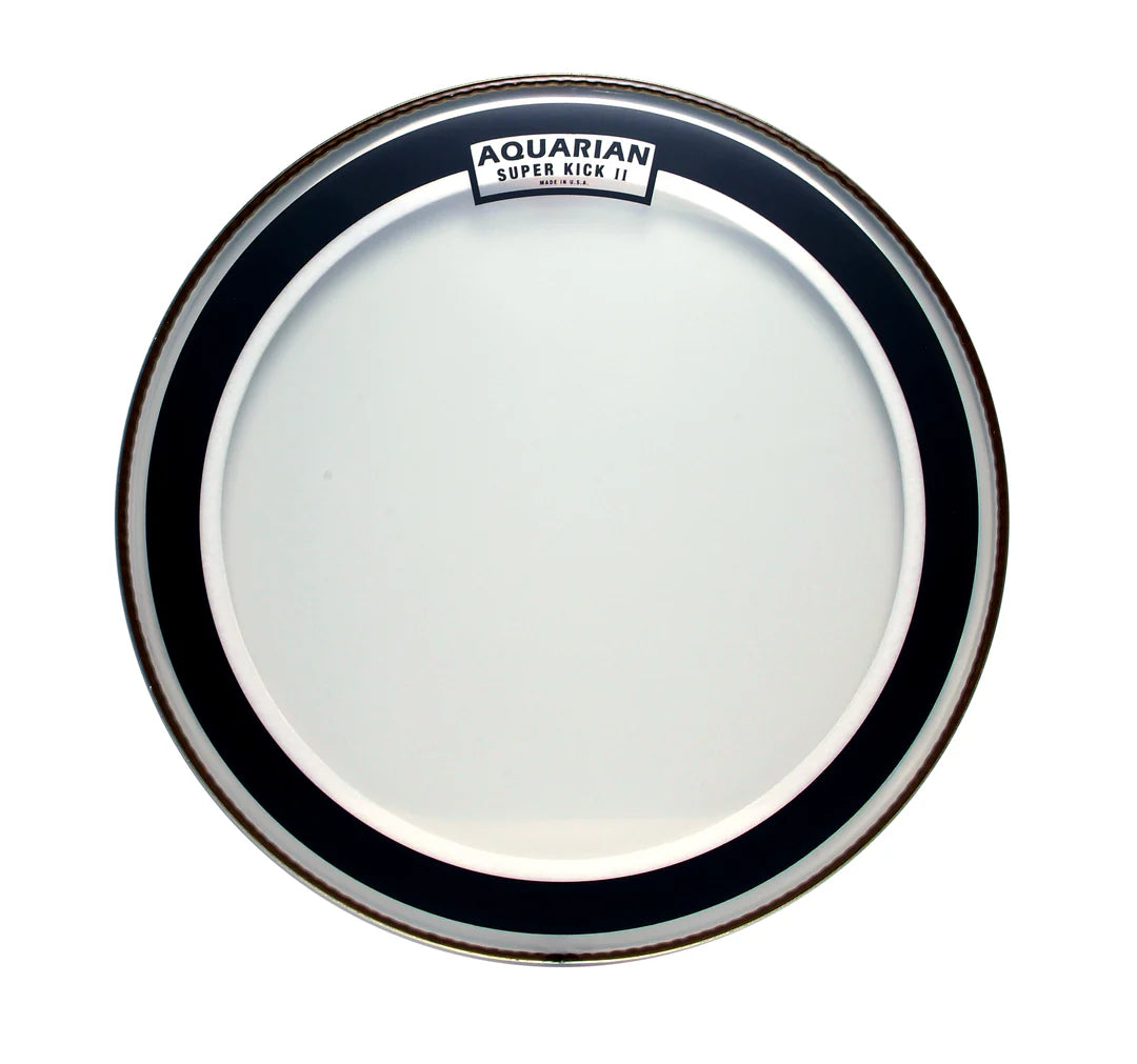 AQUARIAN SUPER KICK II CLEAR DRUMHEADS