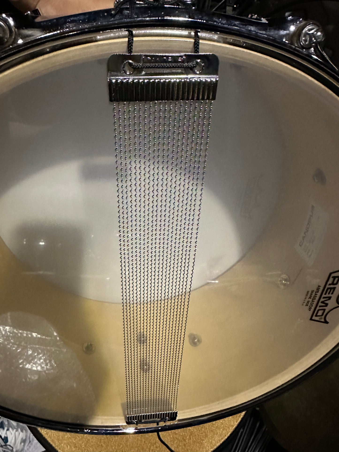 Canopus Maple MFP-1465 Snare Champagne Sparkle finish