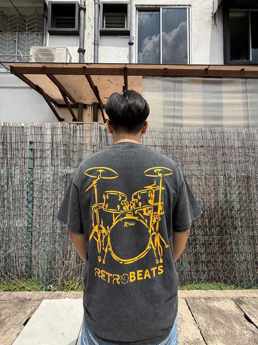 Rogers Drums X Retrobeats t-shirt (Ltd Ed)