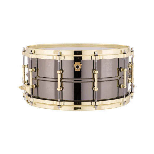 Ludwig LU0814 8x14inch Universal Brass Snare, Black Nickel Plated Shell