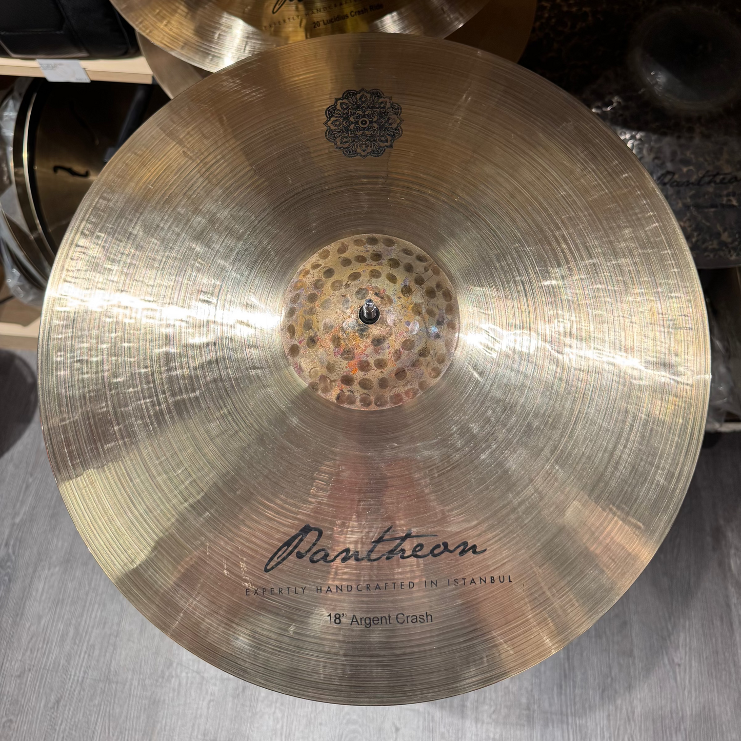 PANTHEON PERCUSSION CYMBALS : ARGENT SERIES (SPLASH / CRASH / HIHATS / RIDE)