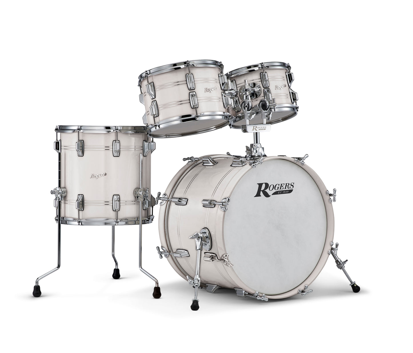 Rogers PowerTone Antique Cream Shell Kit